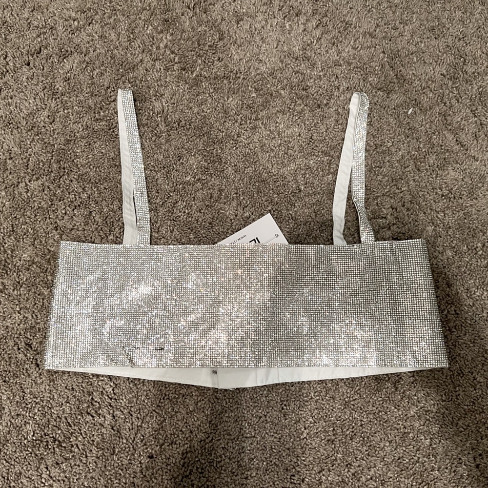 Sparkly crop top